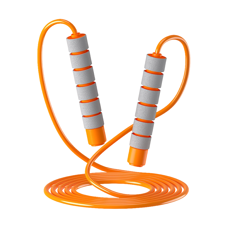 TS-1 PVC Rope Sponge Handle Lompat Tali Untuk Kanak-kanak